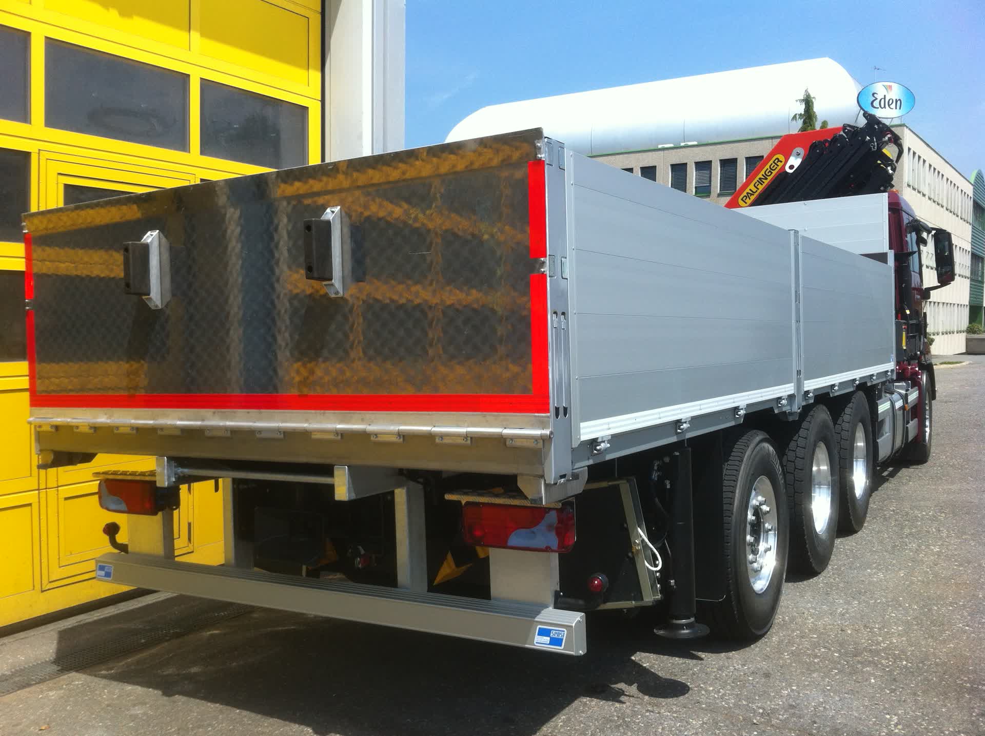 Ponts Fixes Camion Plateau Grue Auxiliaire Carrosserie Sensi