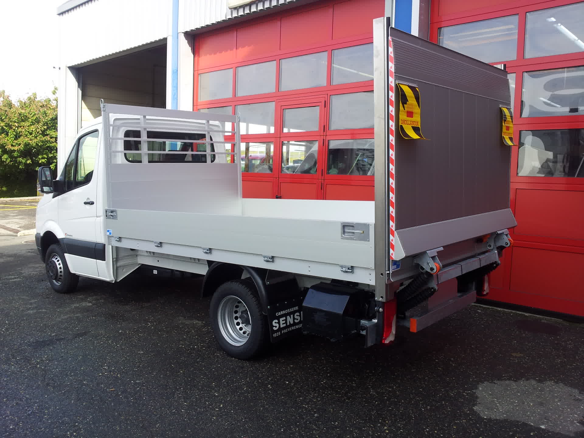 Ridelles Plateau Aluminium Hayon Elevateur Utilitaire Carrosserie Sensi