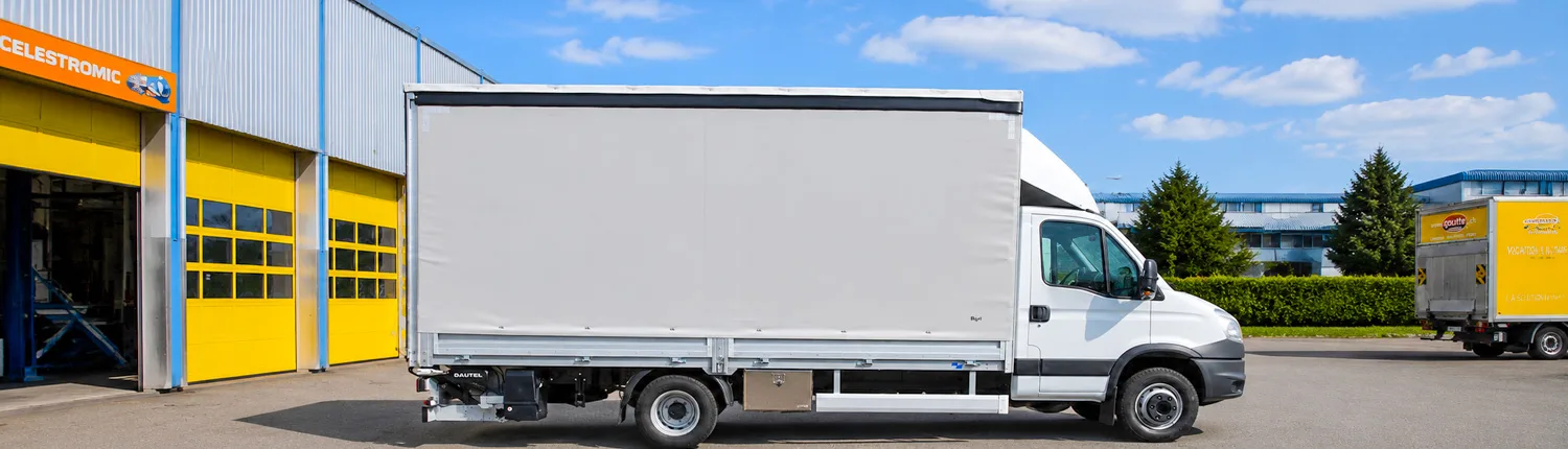 Sensi - Ponts baches camion bache blanche carrosserie sensi